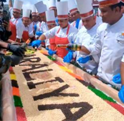 500kg Christmas cake mixture prepared at Gregory Lake