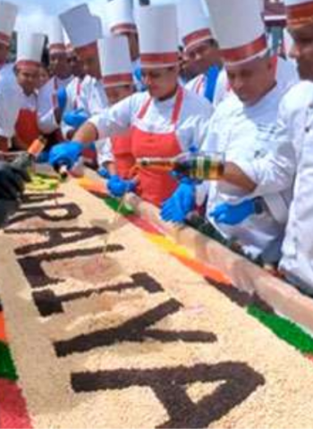 500kg Christmas cake mixture prepared at Gregory Lake