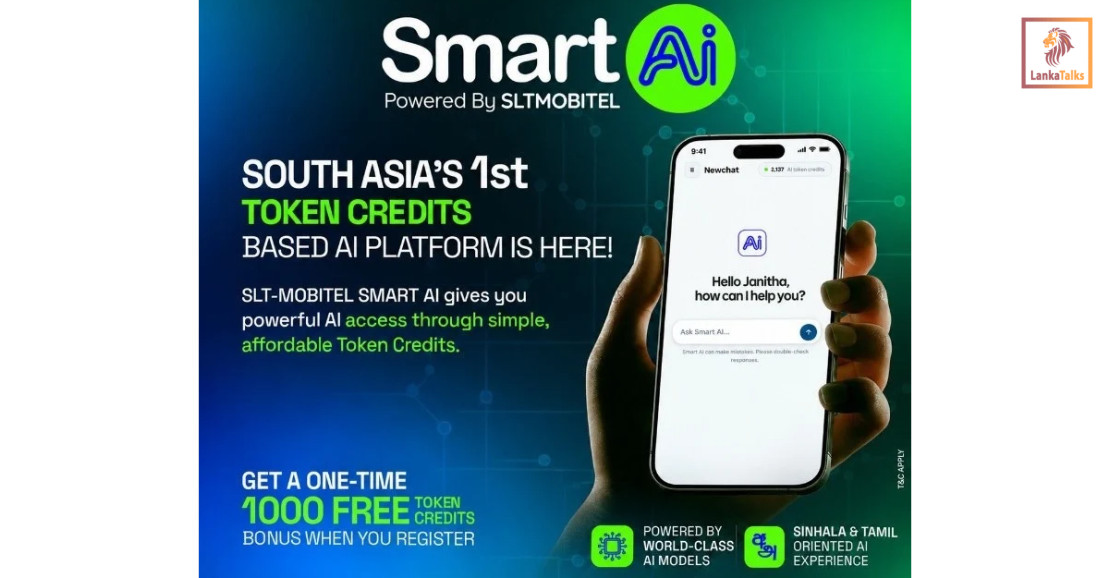 SLT-MOBITEL Launches ‘SMART AI’ South Asia’s First AI Token Credit Based Platform