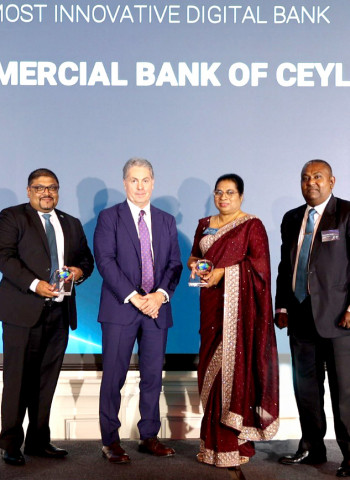 ComBank crowned Best Digital Bank in Sri Lanka by Global Finance with 3 global awards