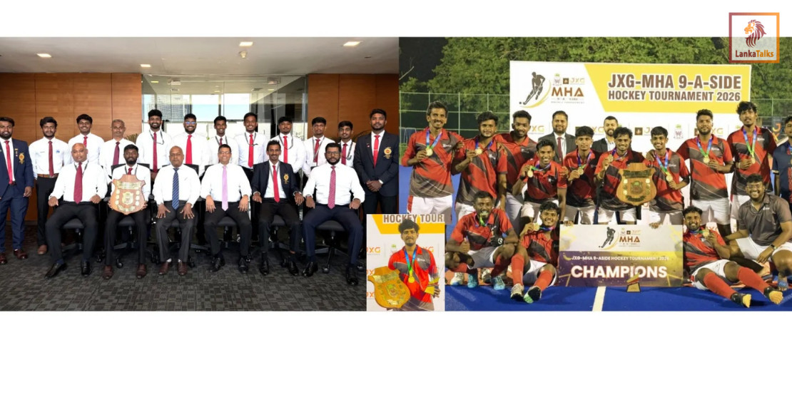 With unbeaten double triumph : Seylan hockey team makes history