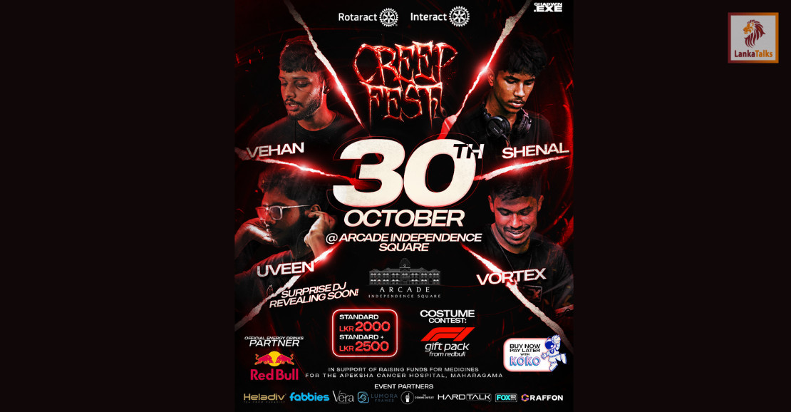Creepfest 26', Colombo’s Biggest Halloween Experience, Returns with a Mission
