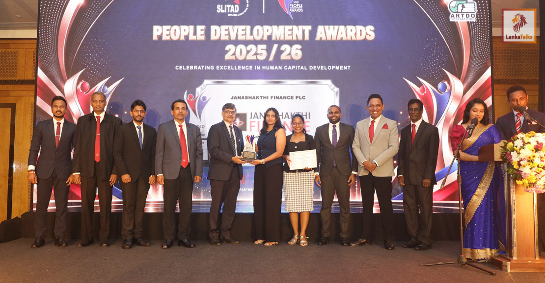 Janashakthi Finance wins Silver at SLITAD People Development Awards 2025/26