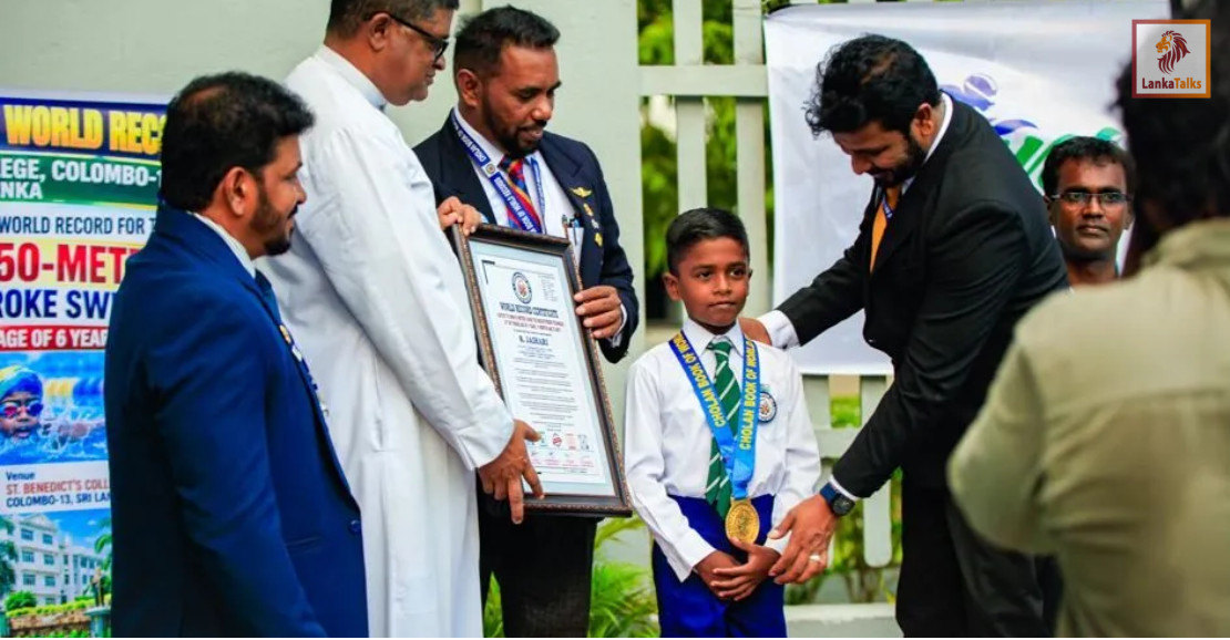 In 50m Breaststroke: Young Benedictine swimmer sets Cholan World Record