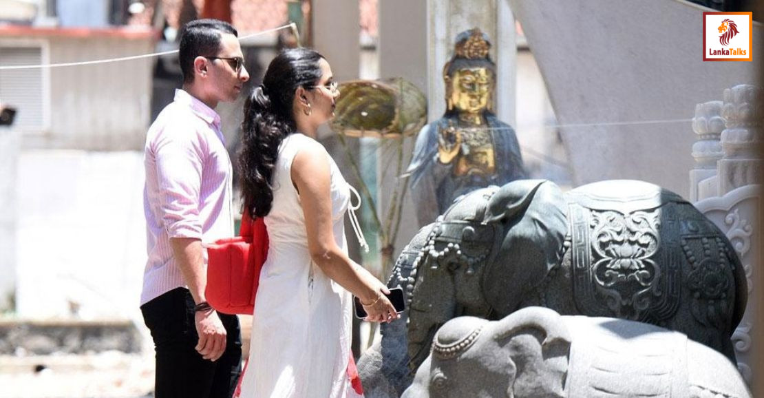 Tourists at Gangaramaya Temple on World Tourism Day