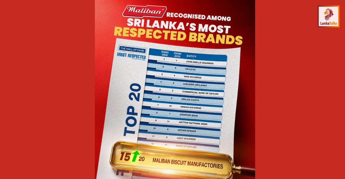 Maliban Climbs Five Places in Sri Lanka’s Most Respected Entities Ranking