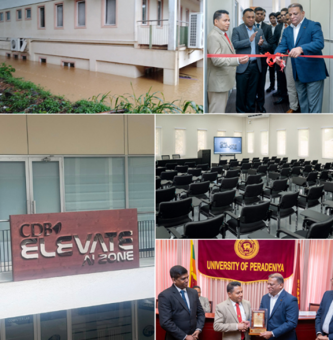 CDB supports University of Peradeniya respond to Ditwah challenge
