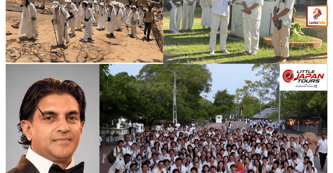 Dr. Ruwan Perera's 250+ Japanese Delegation Begins Sri Lanka Journey with Visit to Jaya Sri Maha Bodhiya