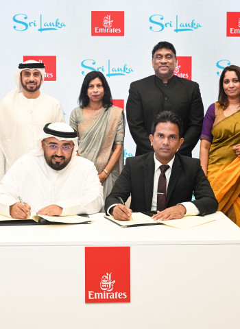 Emirates and Sri Lanka Tourism Promotion Bureau build on strategic partnership to promote in-bound tourism to the Indian Ocean nation