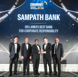 Sampath Bank Named Sri Lanka’s Best Bank for Corporate Responsibility at Euromoney Awards 2026