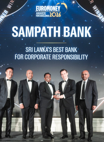 Sampath Bank Named Sri Lanka’s Best Bank for Corporate Responsibility at Euromoney Awards 2026