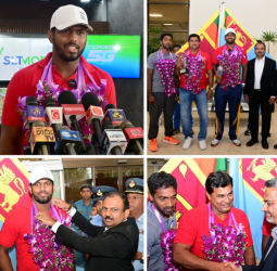 SLT-MOBITEL welcomes home Sri Lanka’s Diamond League & Ultimate Championship hero Rumesh Tharanga