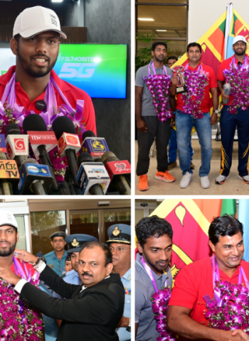 SLT-MOBITEL welcomes home Sri Lanka’s Diamond League & Ultimate Championship hero Rumesh Tharanga