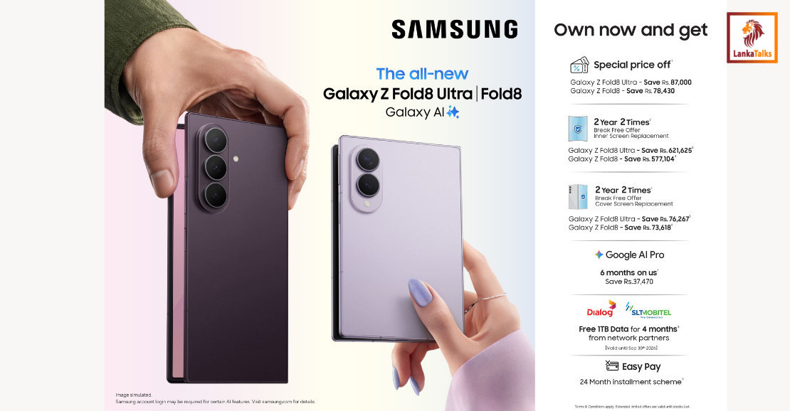 Samsung Galaxy Z Fold8 Series Now Available in Sri Lanka with Offers Extended
