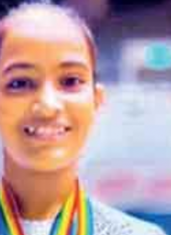 Gymnast Sadewmi for Asian junior championship