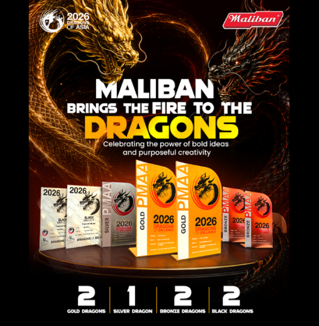 Maliban Group Shines with Two Gold Dragons Among Seven Accolades at Dragons of Sri Lanka 2026