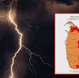 Amber alert issued for severe lightning in several areas