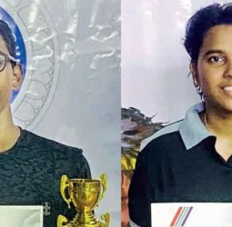 Thomian boy and campus girl bag top table tennis titles