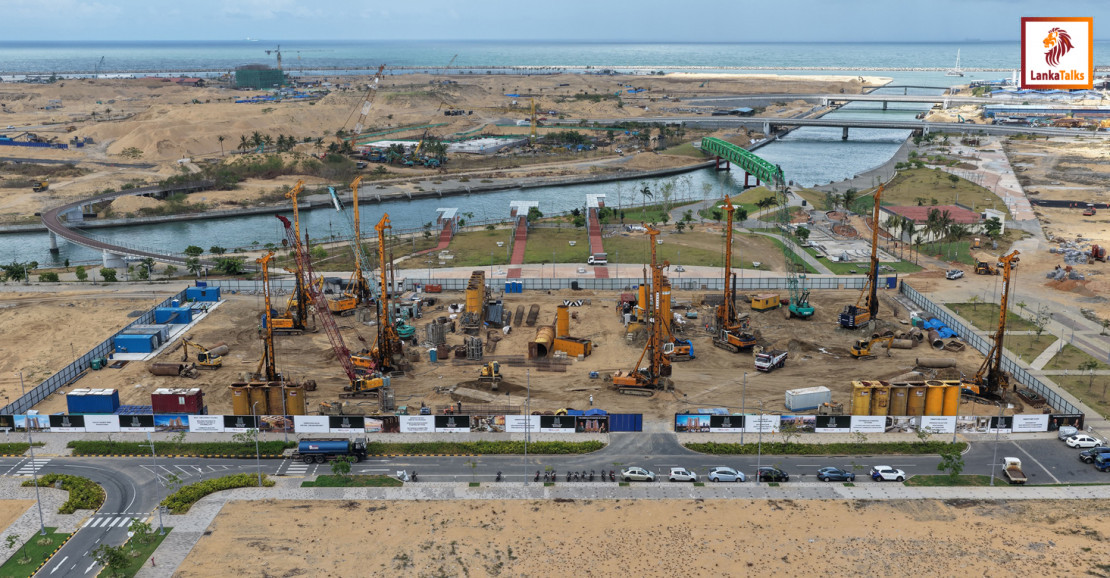 Home Lands Completes 60% Piling Work of ‘Central Park Boulevard Port City Colombo’ in Record Time