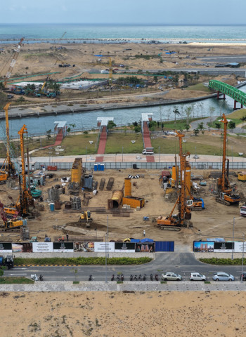 Home Lands Completes 60% Piling Work of ‘Central Park Boulevard Port City Colombo’ in Record Time