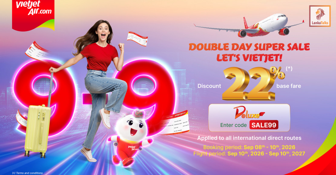 Vietjet’s three-day 9.9 sale offers fares from USD90 on flights to Vietnam