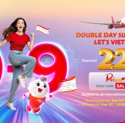Vietjet’s three-day 9.9 sale offers fares from USD90 on flights to Vietnam