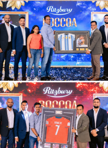 Ritzbury Roccoa brings football dreams to life as lucky winners receive authentic FIFA jerseys signed by Lionel Messi and Cristiano Ronaldo