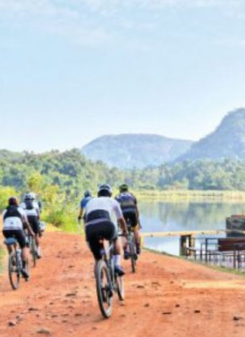 Mountain bike endurance challenge in Anuradhapura